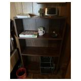 Bookshelf w/misc items