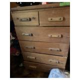 Wooden chest of drawers