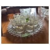 Vintage glass set