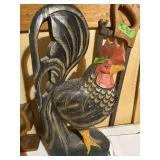 16" Wooden rooster