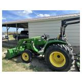 2021 John Deere 3032E  Diesel Tractor w/attachmets