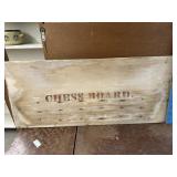 Wooden Chess (crate) board