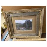 Wood frame Cowboy picture