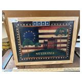 Americana wooden picture