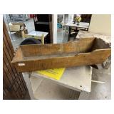 Primitive wooden cradle