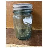 Ball jar w/galv lid
