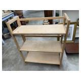 Wooden shelf
