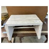 Wooden step stool