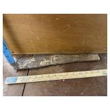 Wooden handle cane blade