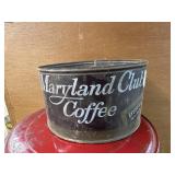 Old Maryland Club coffee tin