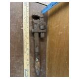 Working wood handle wrench