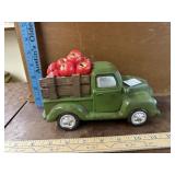 Green truck decor