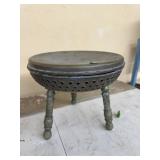 Brass cooking stand