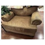 Overstuffed chair-clean