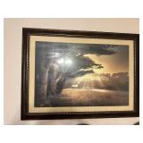 Large framed print