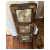 Wood frame Thermometer/Barometer