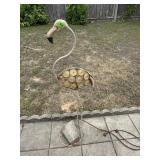 Outdoor metal Flamingo