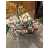 Metal magazine rack