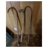 Misc wooden walking canes