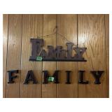 Wall Family decor