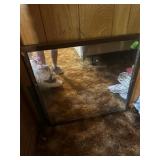 Wooden frame mirror