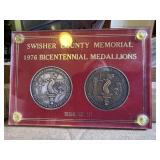 1976 Swisher County Memorial BiCentennial medallis
