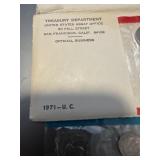 1971 Uncirculated US Proof coin set