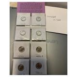 Uncirculated US Roosevelt dimes