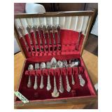 Flatware in wooden case