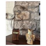 Fireplace mantle decor