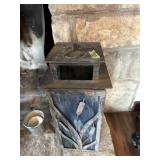 Metal/stainglass Lanterns
