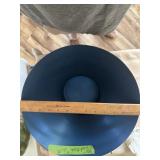 Blue Mid-century Alum bowl
