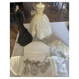 MIsc ladies lot, jewelry, figurines etc
