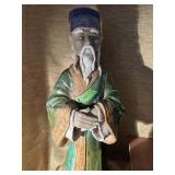 Glazed Asian figurine-vintage