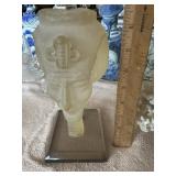 Vintage Frosted Lucite King Tut