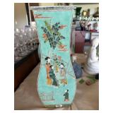 Glazed Asian vase-as is