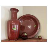 Misc Red glazed pottery