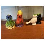 Misc glazed figurine, Salt&pepper