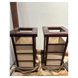 Pair of light fixtures