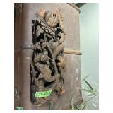 Ornate wooden Bird carving