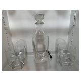 Liquor Decantor w/ glasses