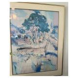 Pair of framed prints