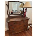 Antique Oak dresser w/mirror