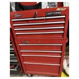 Craftsman rolling Tool cabinet w/misc tools