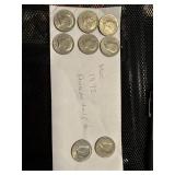 Misc 1972 Kennedy half dollars