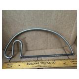 Metal framed coping or frame saw