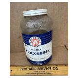 Whole Flaxseed jar w/original lid