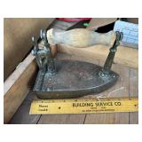 Wooden handle Iron w/iron insert