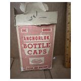 Anchorlok Bottle caps-unused