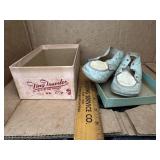 Pair of Babys leather shoes, original box